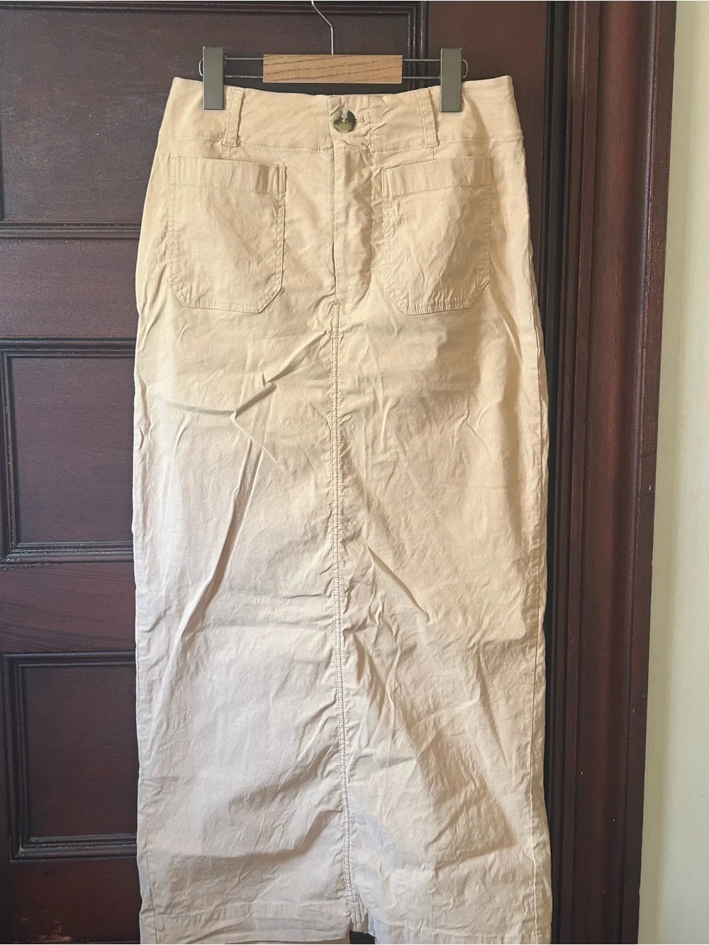 Maeve by Anthropologie Colette Linen Blend Maxi Skirt